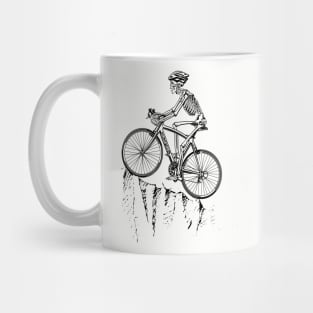 Animado Esqueleto bicicleta de montaña Mug